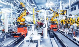 Manufacturing industry interior view